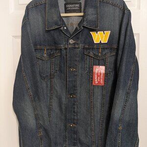 Levi's Washington Commanders Redskins Signature Denim Jacket Men's XL NWT